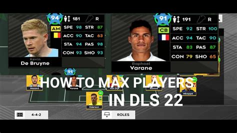 DLS 22 MAXING PLAYERS HOW TO MAX PLAYERS IN DLS 22 DLS 22 RONALDO