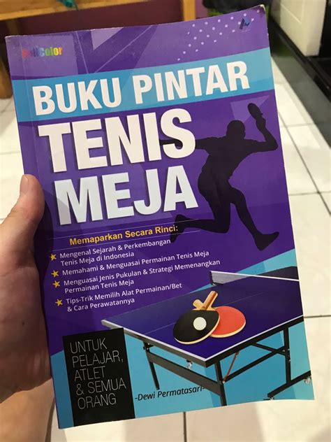 Buku Pintar Tennis Meja Buku Alat Tulis Buku Di Carousell