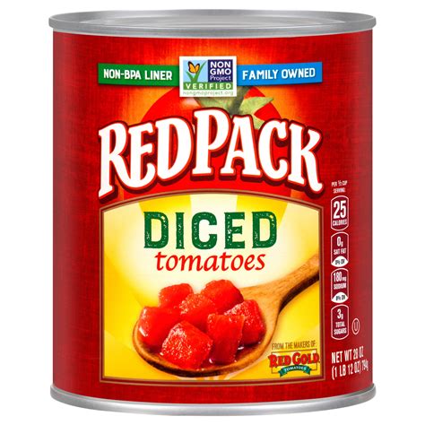 Redpack Diced Tomatoes 28 Oz Can