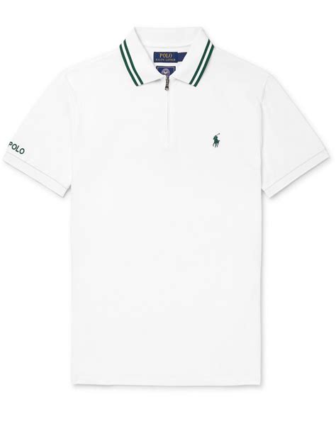 Polo Ralph Lauren Wimbledon Logo embroidered Cotton blend Piqué Polo