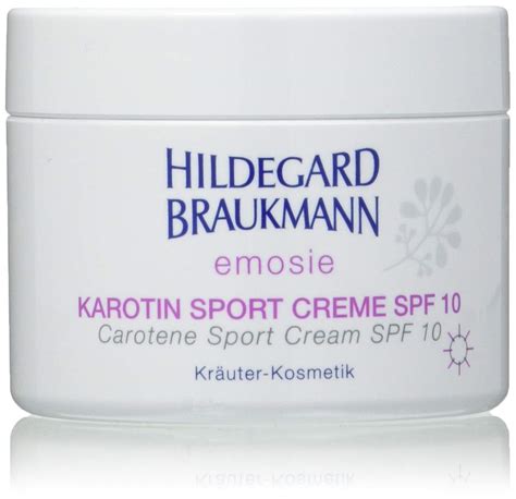 Hildegard Braukmann Emosie Karotin Sport Creme Spf Ml Amazon De