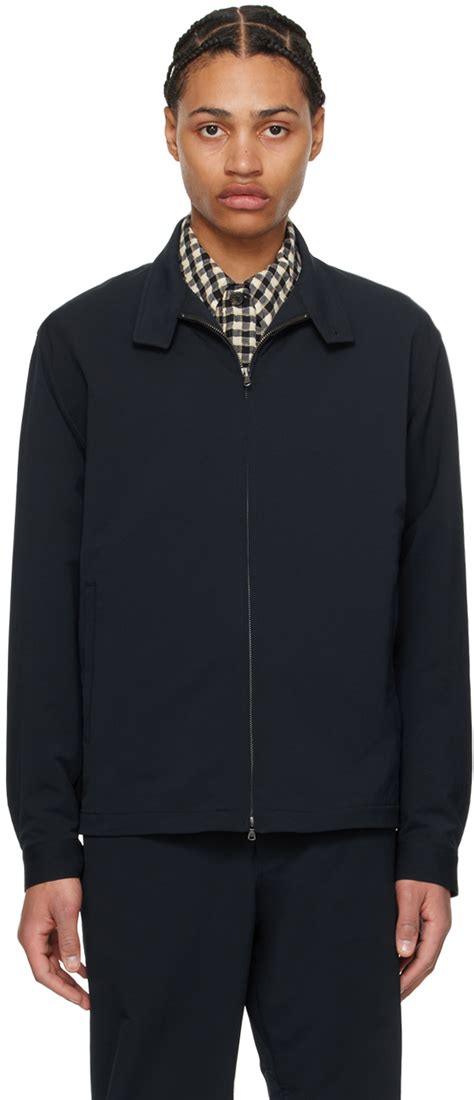 Nanamica Blouson Crew Bleu Marine SSENSE France