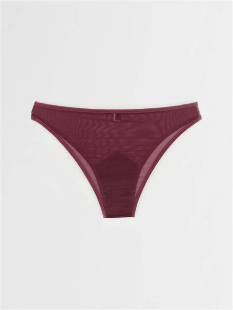 HIHY Brief Red Wine Majo Rey Lingerie