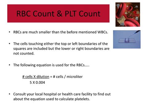 Ppt Rbc Wbc And Plt Counts Powerpoint Presentation Free Download