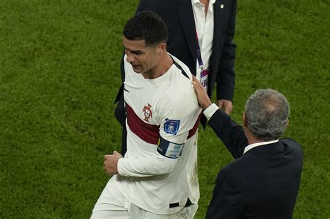 Mundial 2022 QatarLas lágrimas de Cristiano Ronaldo tras la eliminación