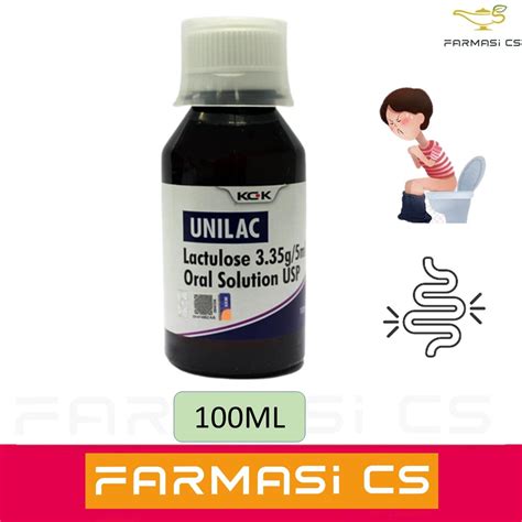 Unilac Lactulose 3 35G 5ml Oral Solution 100ml EXP 11 2026 Constipation