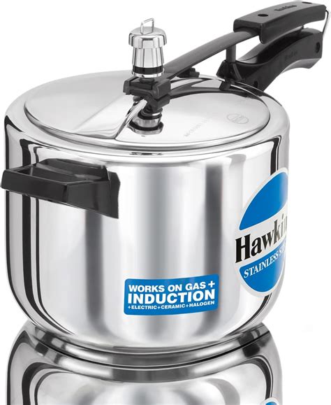 Buy Hawkins 3 5 Litre Triply Stainless Steel Pressure Cooker Inner Lid