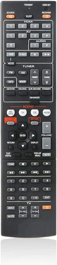 Amazon Jisowa Replacement For Yamaha Av Receiver Remote Control