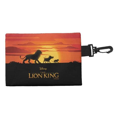 Lion King Simba Pumbaa Timon Silhouette Accessory Bag Affiliate