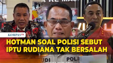 Tanggapan Hotman Paris Soal Polri Sebut Iptu Rudiana Tak Langgar Etik