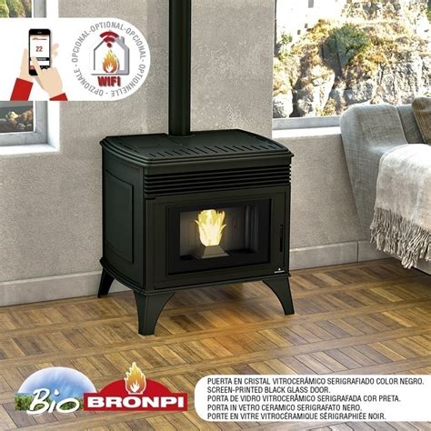 Estufa De Pellets Bronpi NICOL 7 KW