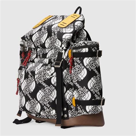 Black The North Face X Gucci Large Backpack Gucci Uk