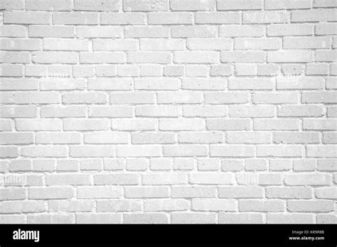 Pared de ladrillo blanco Imágenes de stock en blanco y negro Alamy