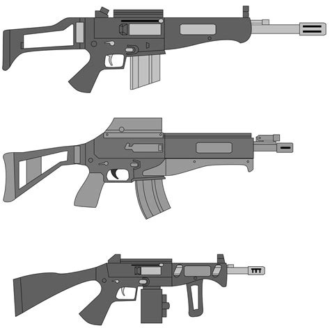 Machine Guns - Three Types by Shadowkeeper28 on DeviantArt