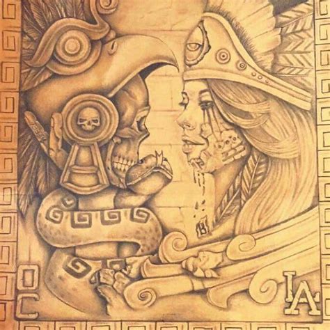 Pin By Ernie Lopez On Aztec Chicano Art Tattoos Mexican Art Tattoos