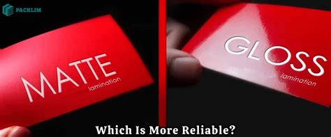 Gloss Vs Matte Lamination Which Is More Reliable