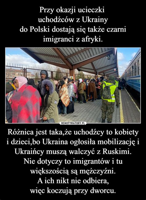 Przy okazji ucieczki uchodźców z Ukrainy do Polski dostają się także