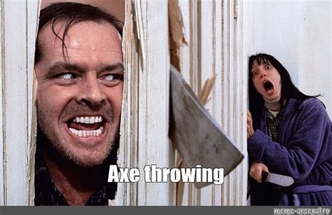 Сomics meme: "Axe throwing" - Comics - Meme-arsenal.com