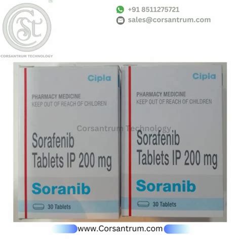 Soranib Sorafenib Mg Tablets At Rs Bottle Sorafenib Tablets