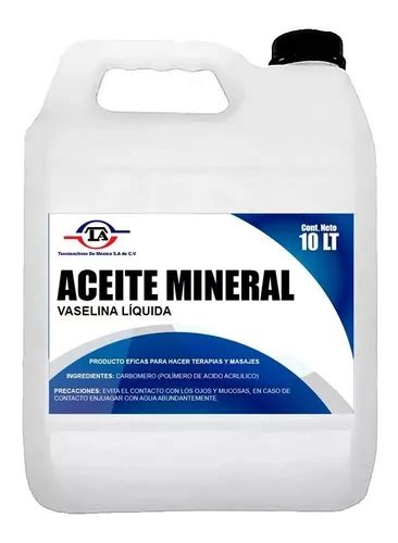 Aceite Mineral 80 Nf Vaselina Líquida 10 Litros