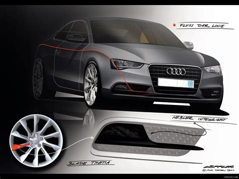 2012 Audi A5 Design Sketch Caricos