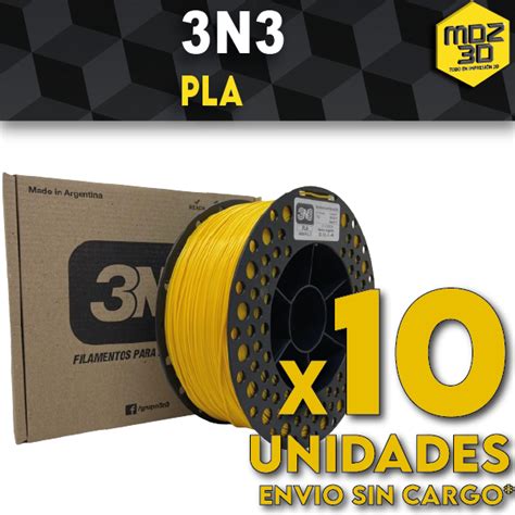 3N3 PLA 1kg X 10 Unidades MDZ 3D Store Mendoza Todo En Impresoras