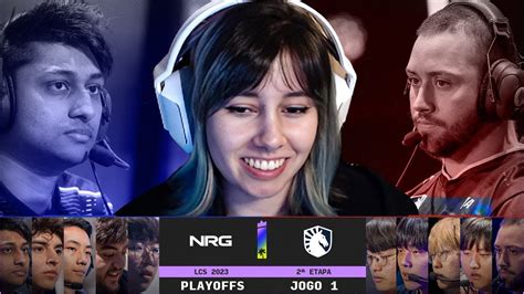 NRG X Team Liquid Jogo 1 LCS 2023 Playoffs DIA 11 Ilha Das