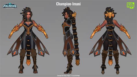 Artstation Paladins Champion Imani Concept Art Thunder Brush In