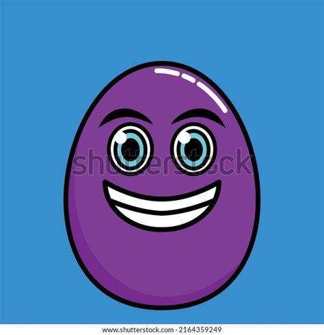 Vector Illustration Cute Egg Cartoon Character Stock Vector Royalty