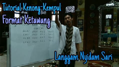 Tutorial Kenong Kempul Format Ketawang Langgam Nyidam Sari Pl 6