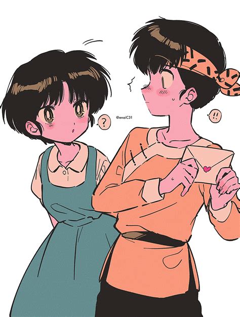 Tendou Akane And Hibiki Ryouga Ranma 1 2 Drawn By Menma Enaic31