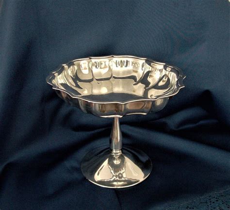 Vintage Chippendale Silver Plate Candy Dish By International Silver Co