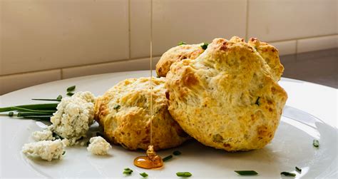 Blue Cheese And Chive Biscuits With Honey Butter Concetta S Italian