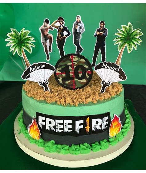 Free Fire Cake Design Images For Birthday Top 15 Write Name On Cake