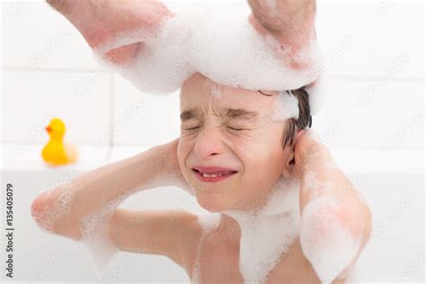 Boy In Bath Stock Photo Adobe Stock