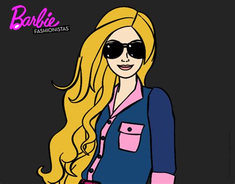 Dibujo de barbie fashionista pintado por en Dibujos net el día 21 05 18