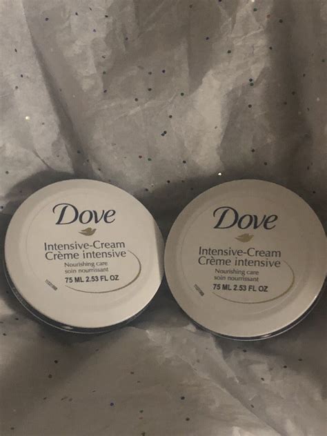 Set Of 2 Dove Intensive Cream Nourishing Care 75 Ml 253 Fl Oz Ebay