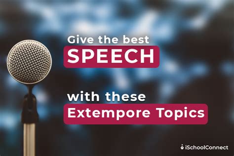 100 Extempore Topics For Students