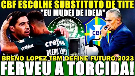 CBF DEFINE SUBSTITUTO DE TITE E DECISÃO CAI COMO BOMBA NO PALMEIRAS