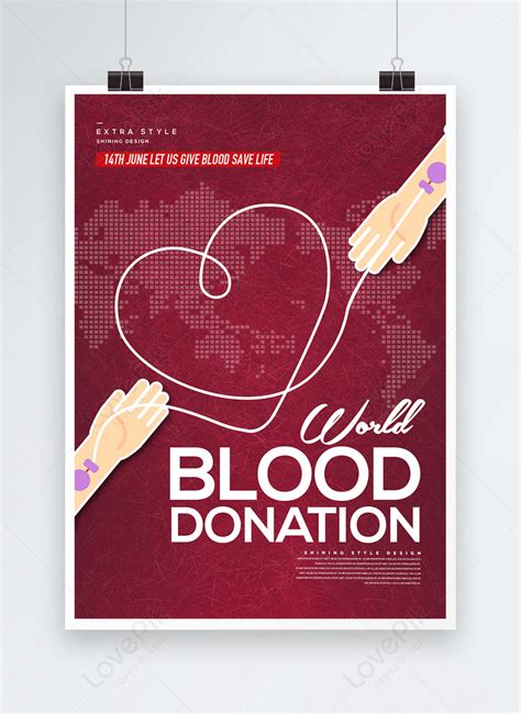 Blood Donation Cartoon Posters