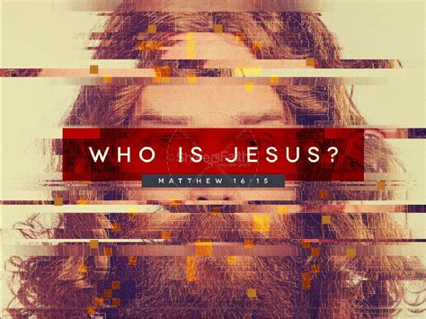 Who Is Jesus Sermon Graphic