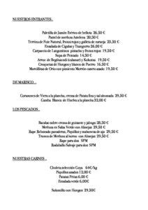 Carta Astelena Septiembre Restaurante Astelena