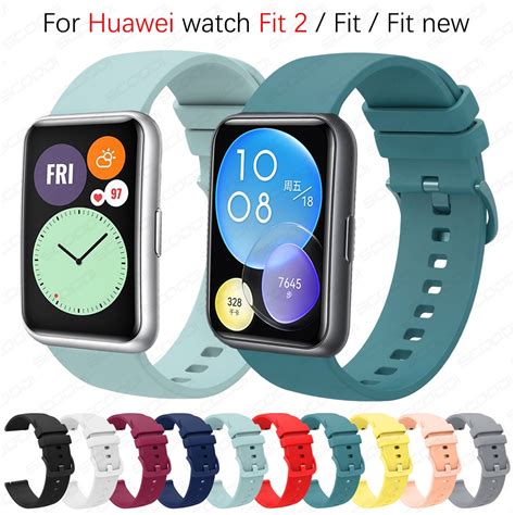 D Y Silicone Thay Th Cho Ng H Huawei Fit Fit Fit Shopee