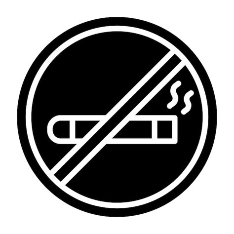 Premium Vector No Smoking Vector Icon Design Illustration