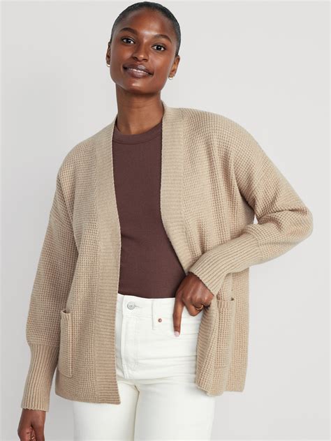 Sosoft Waffle Knit Cocoon Sweater Old Navy