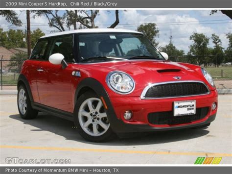 Chili Red 2009 Mini Cooper S Hardtop Blackgrey Interior Gtcarlot