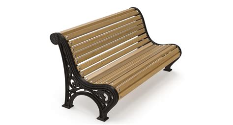 Park bench 3D model - TurboSquid 1404350