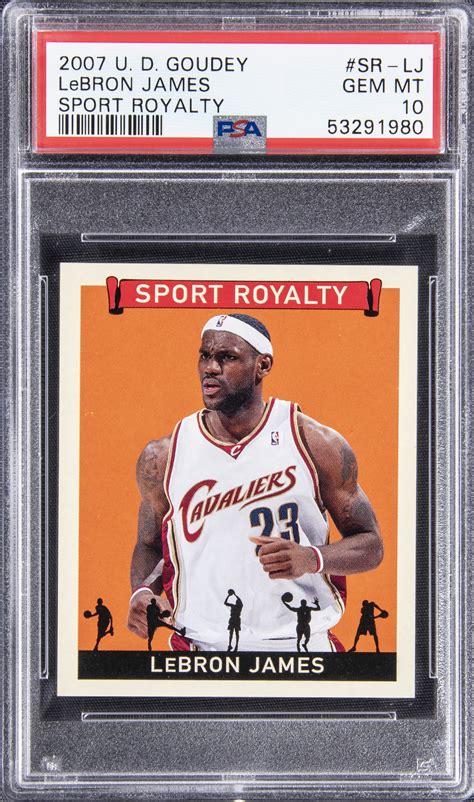 Lot Detail 2007 08 Upper Deck Goudey Sport Royalty SR LJ LeBron