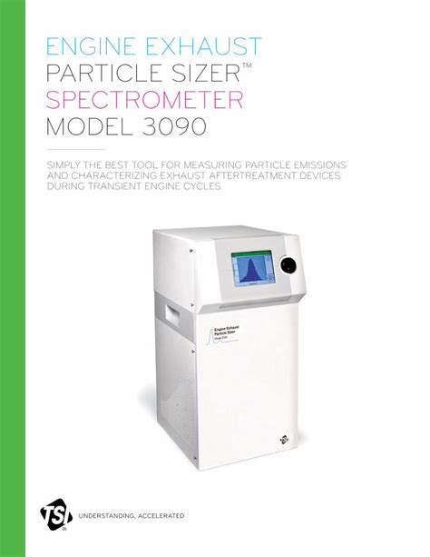 PDF ENGINE EXHAUST PARTICLE SIZER SPECTROMETER MODEL 3090 ENGINE