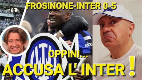 Stoccata Di Oppini Contro L Inter Post Gara Frosinone Inter